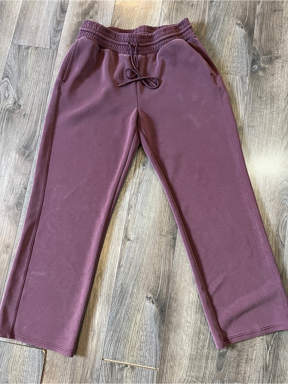 Danskin Mauve buttery soft wide leg pants